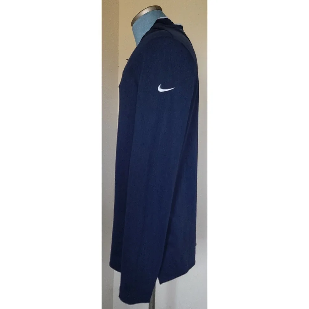Nike Dallas Cowboys Men's NFL Team Apparel 1/4‎ Zip Pullover Long Sleeve Size L